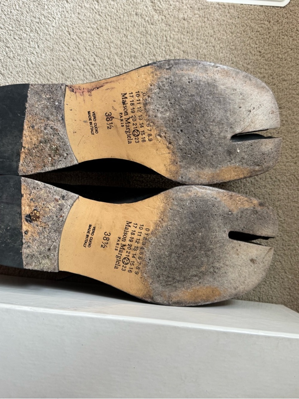 Maison Martin Margiela Black Tabi Mary Jane Flats - Picture 7 of 7
